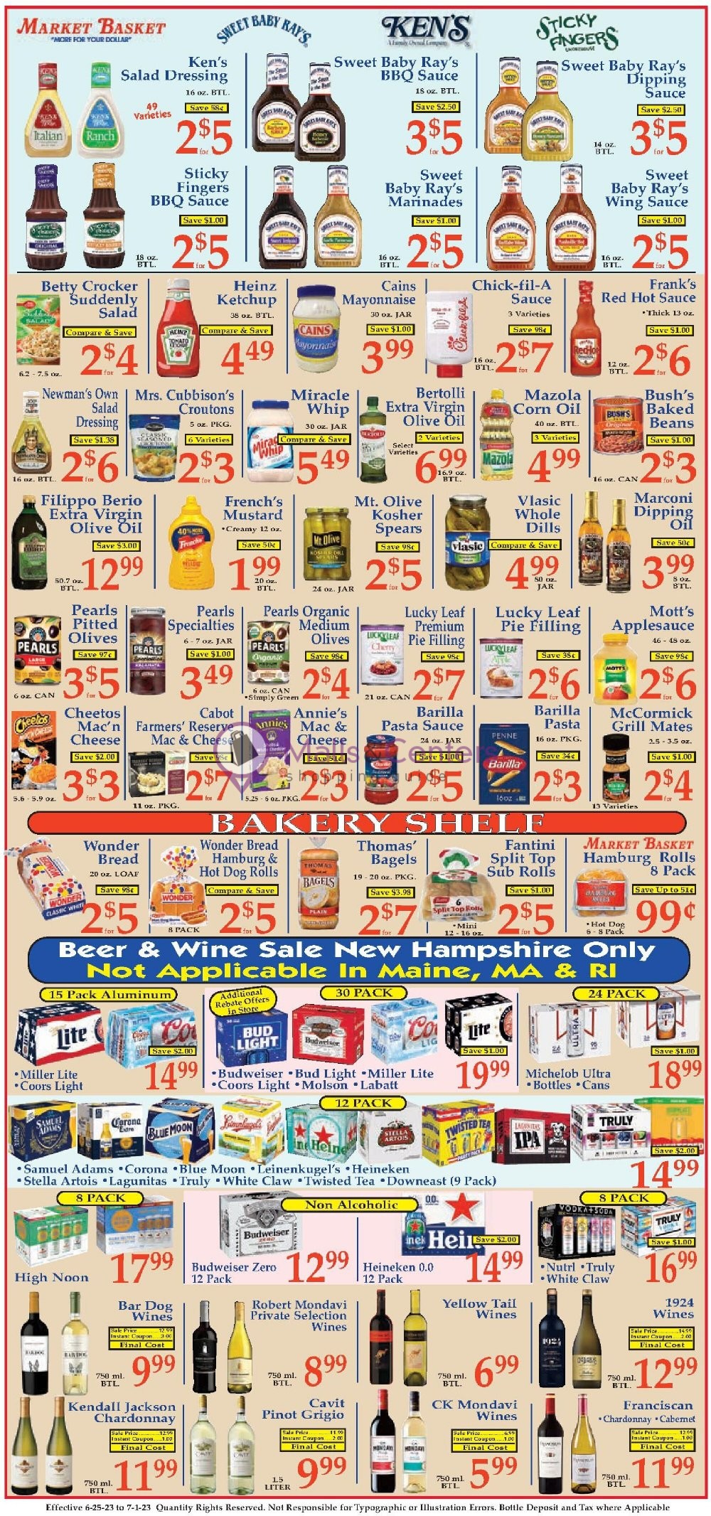 Market Basket Weekly Ad sales & flyers specials MallsCenters