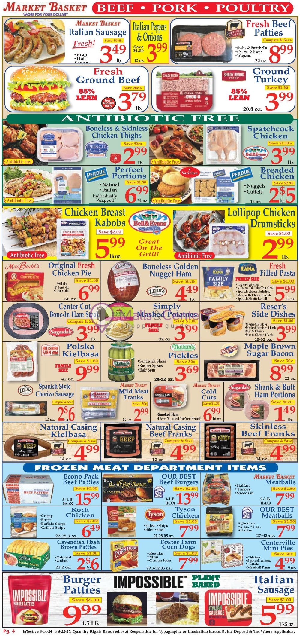 Weekly ad for Market Basket valid: 06/14/2024 - 06/22/2024, page 4