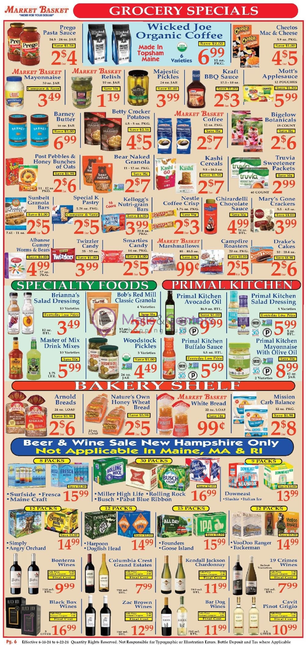 Weekly ad for Market Basket valid: 06/14/2024 - 06/22/2024, page 6