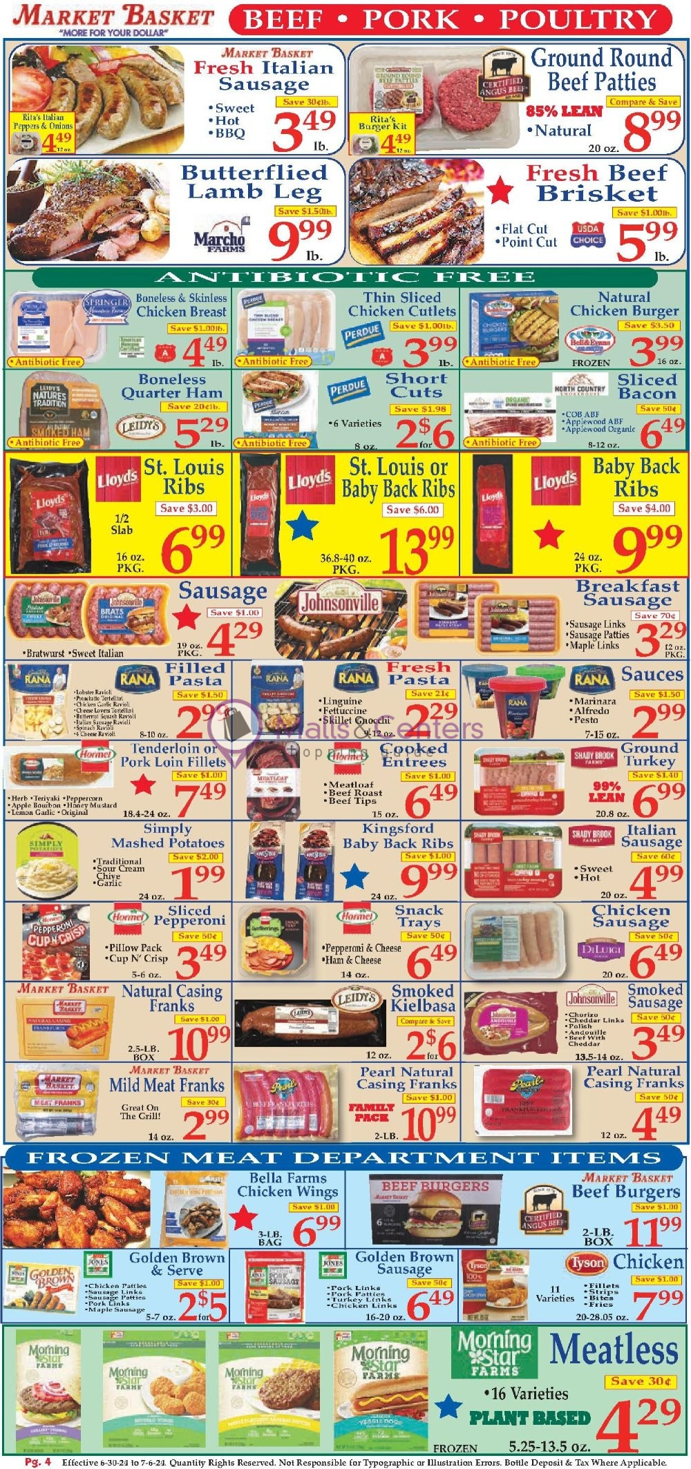 Weekly ad for Market Basket valid: 06/30/2024 - 07/06/2024, page 4