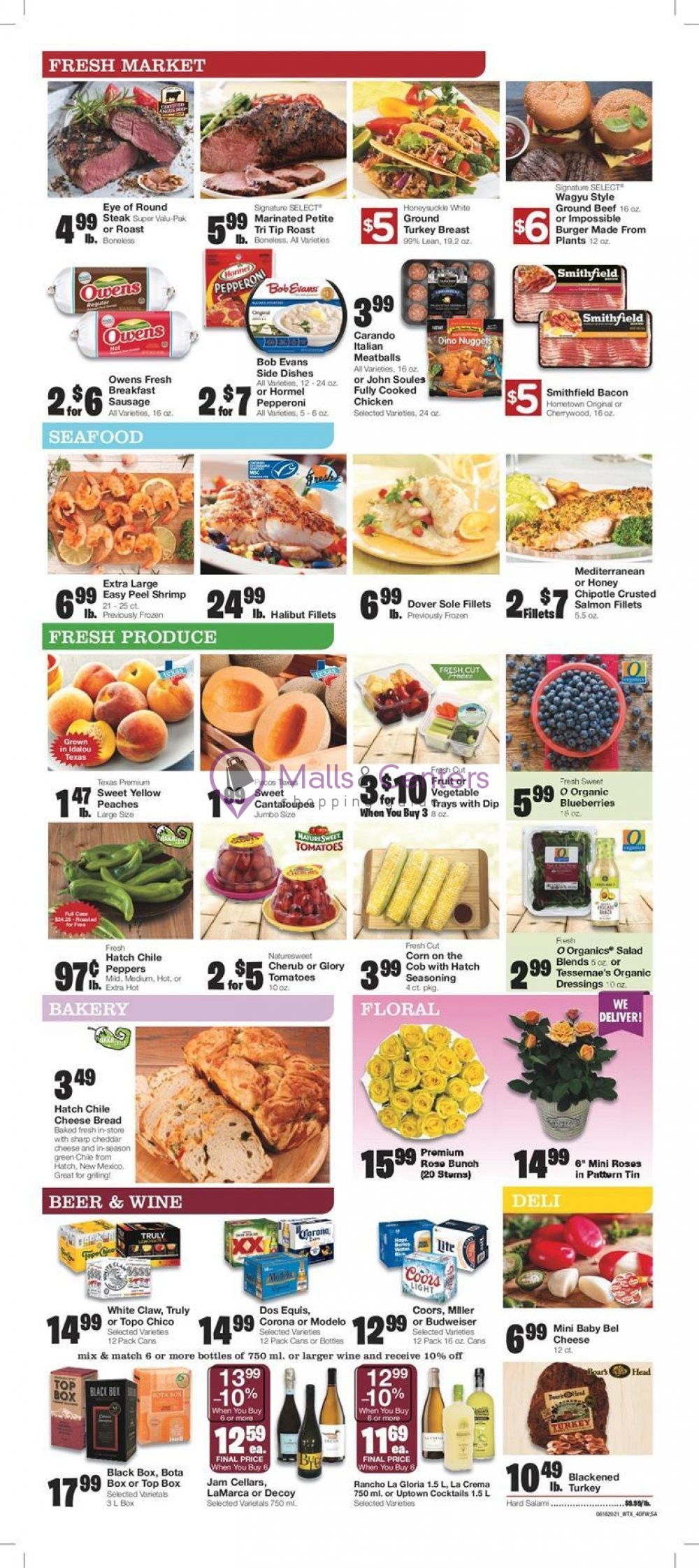 Market street weekly ad sales flyers specials mallscenters