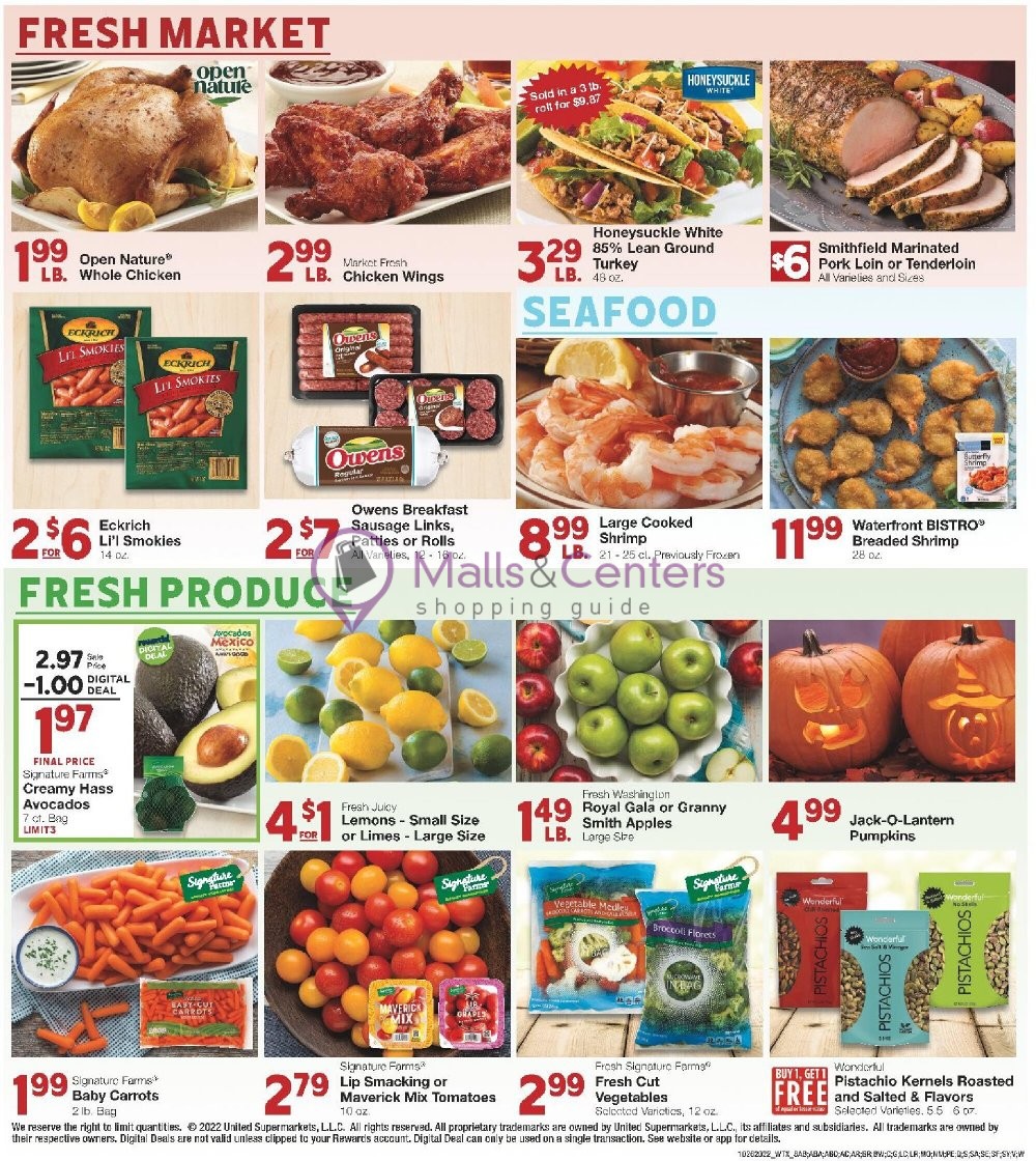 Market Street Weekly ad valid from 10/26/2022 to 11/01/2022 MallsCenters