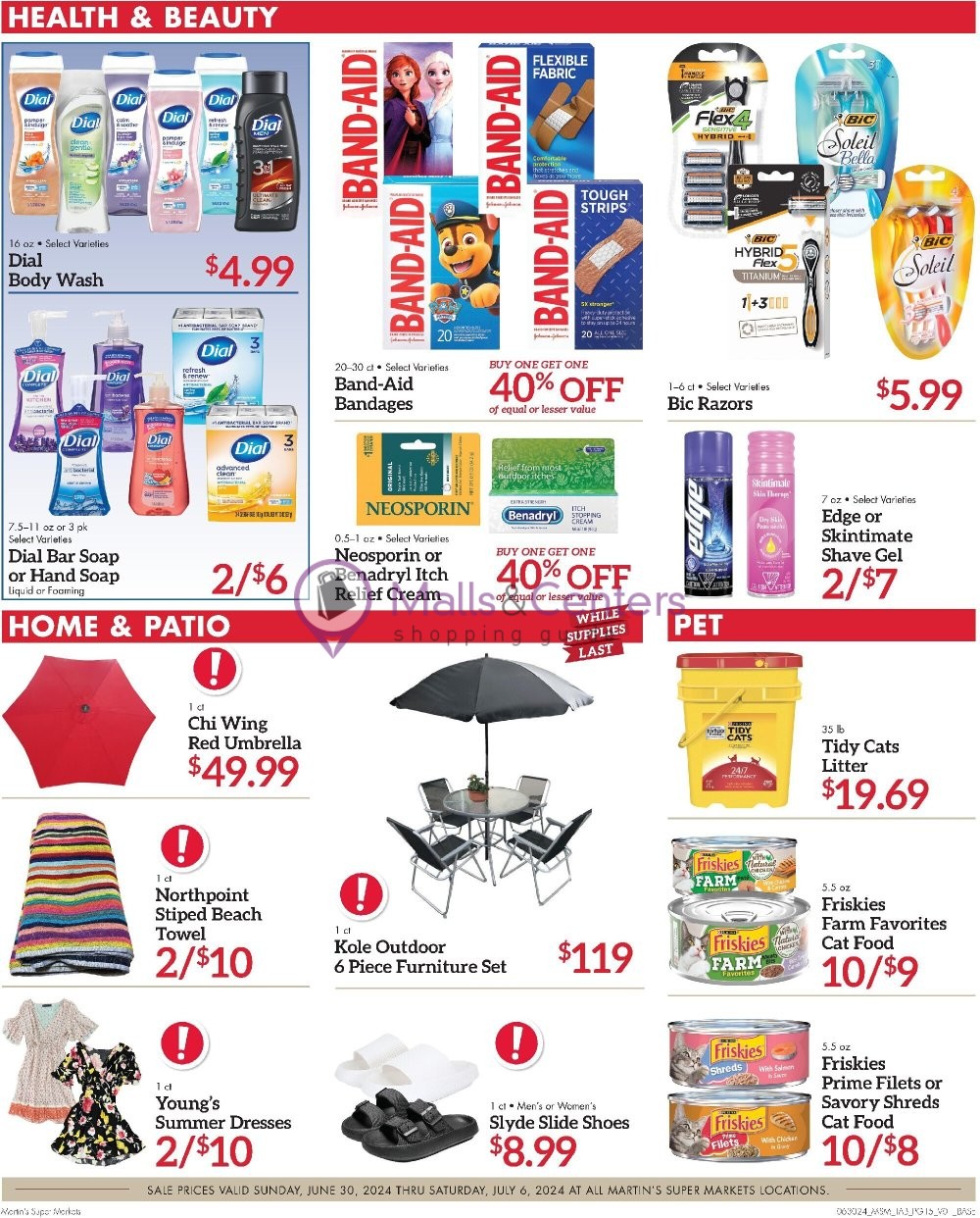 Weekly ad for Martin's Supermarket valid: 06/30/2024 - 07/06/2024, page 15