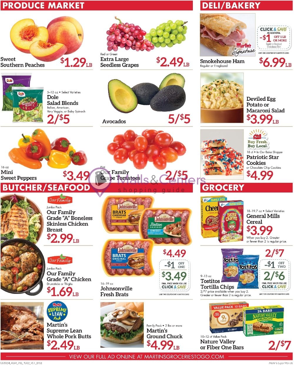 Weekly ad for Martin's Supermarket valid: 06/30/2024 - 07/06/2024, page 2