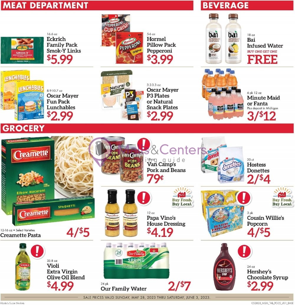 Martin's Supermarket Weekly ad valid from 05/28/2023 to 06/03/2023