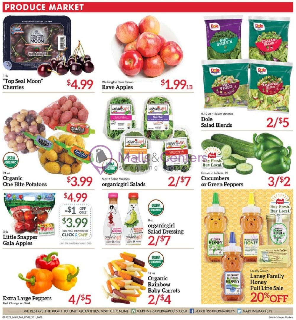 Martin's Supermarket Weekly Ad sales & flyers specials MallsCenters