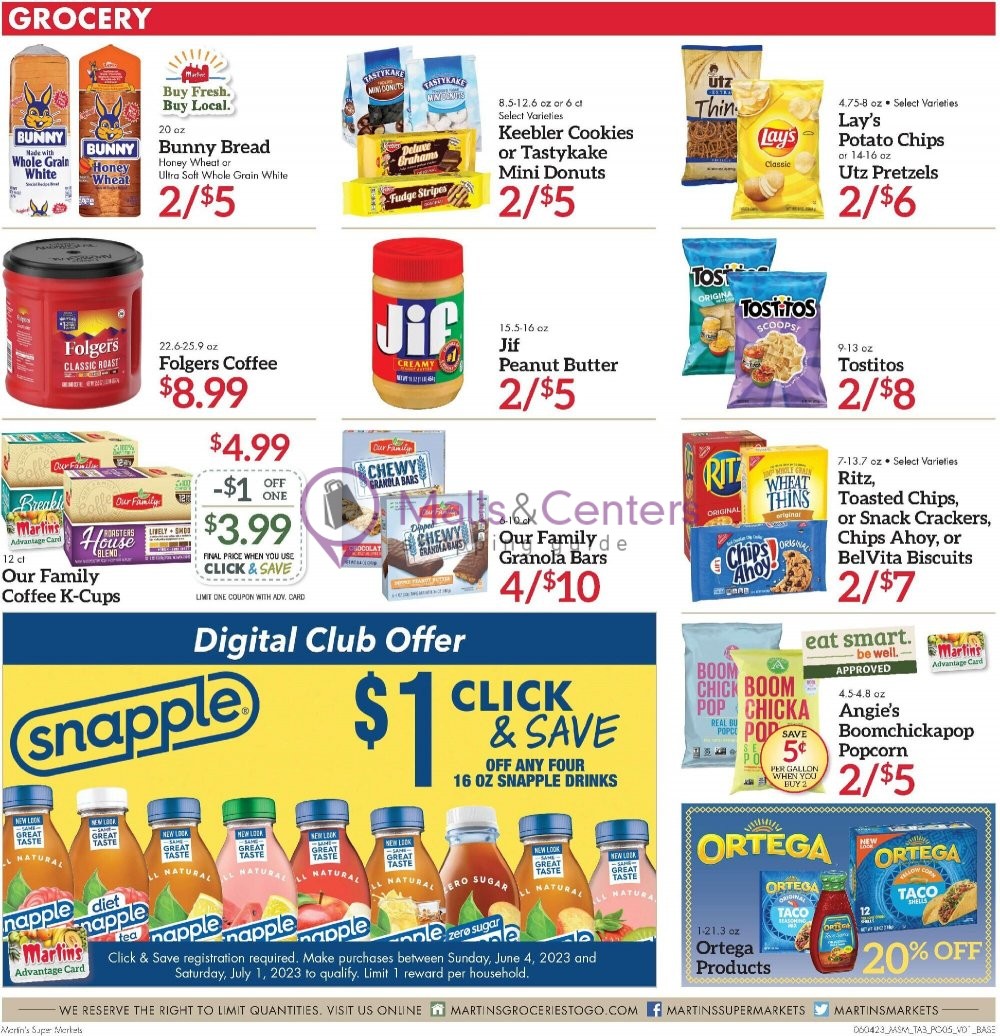 Martin's Supermarket Weekly ad valid from 06/04/2023 to 06/10/2023