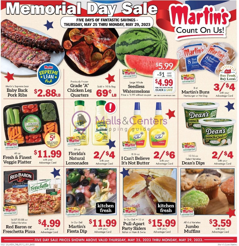 Martin's Supermarket Weekly ad valid from 05/21/2023 to 05/27/2023