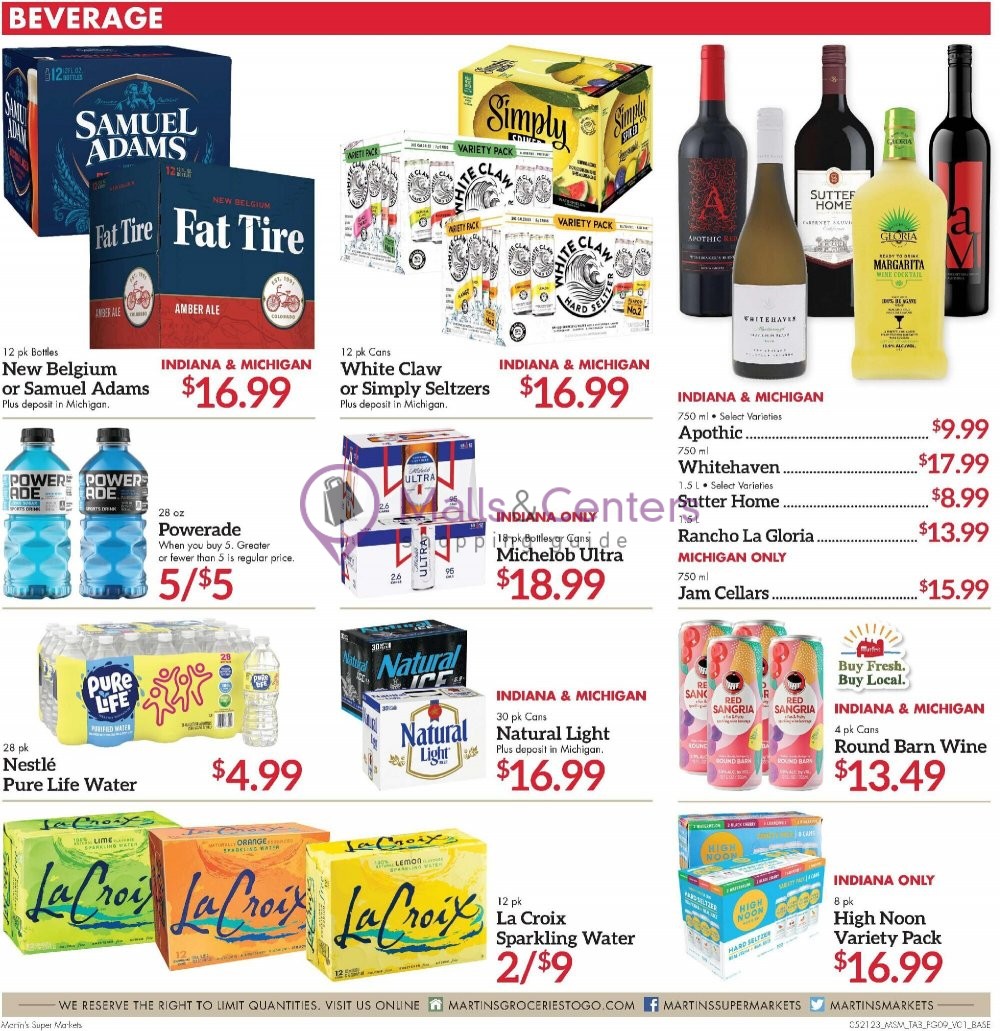 Weekly ad for Martin's Supermarket valid: 05/21/2023 - 05/27/2023, page 9
