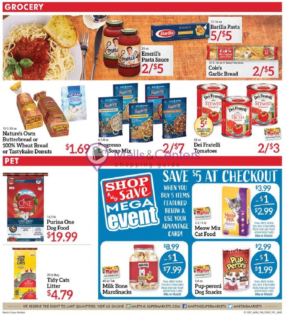 Martin's Supermarket Weekly ad valid from 01/10/2021 to 01/16/2021