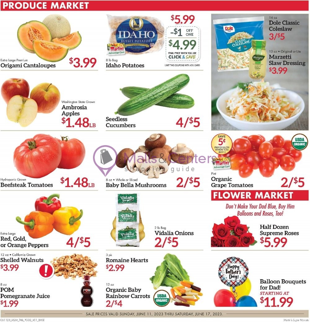Martin's Supermarket Weekly ad valid from 06/11/2023 to 06/17/2023