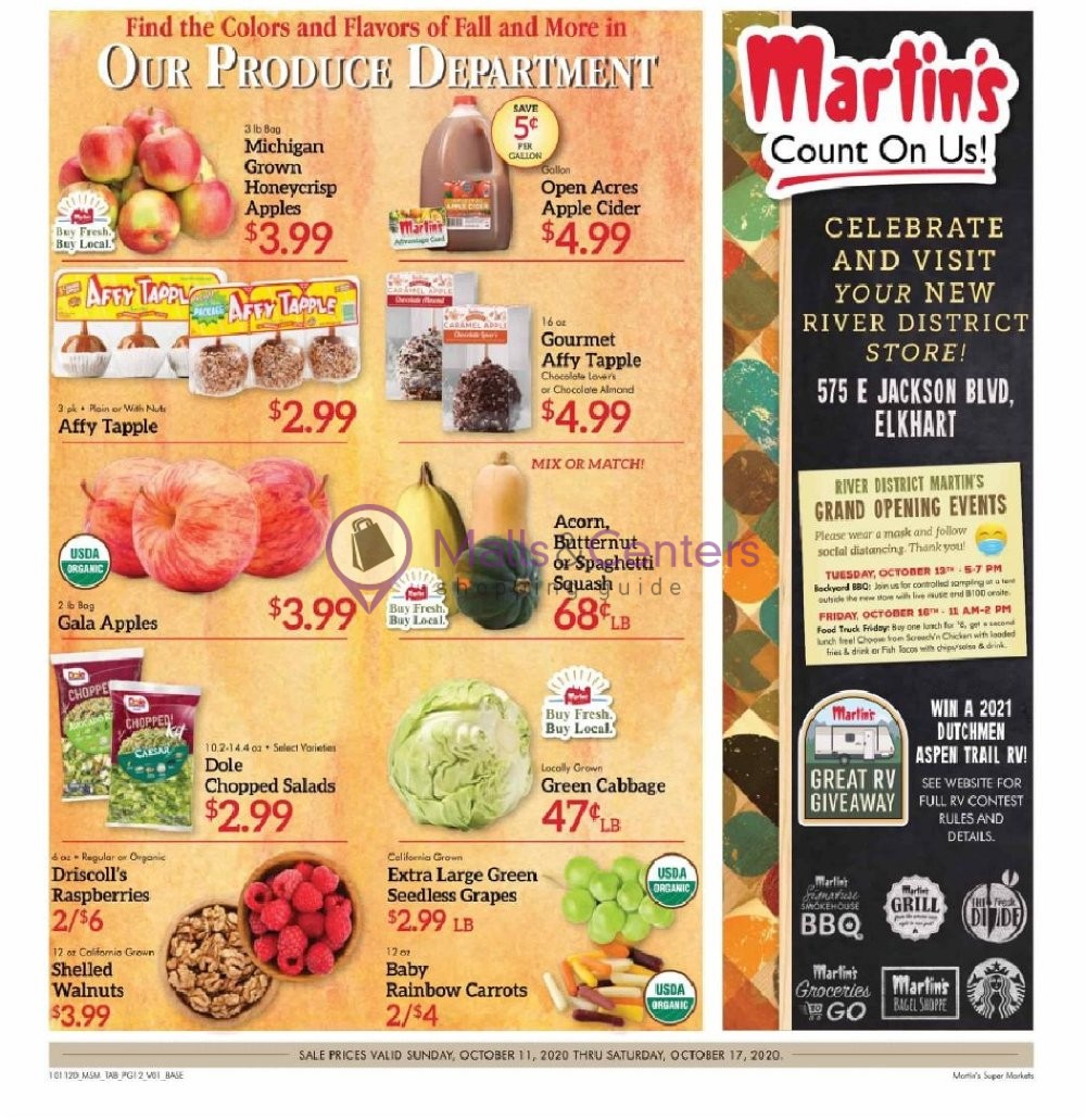 Martin's Supermarket Weekly ad valid from 10/11/2020 to 10/17/2020