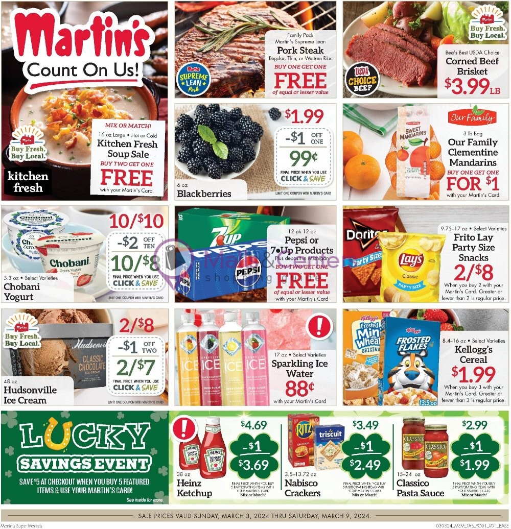 Martin's Supermarket Weekly ad valid from 03/03/2024 to 03/09/2024