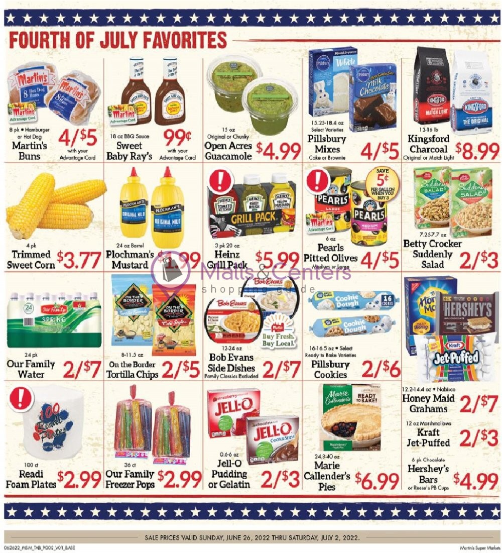 Martin's Supermarket Weekly ad valid from 06/26/2022 to 07/02/2022