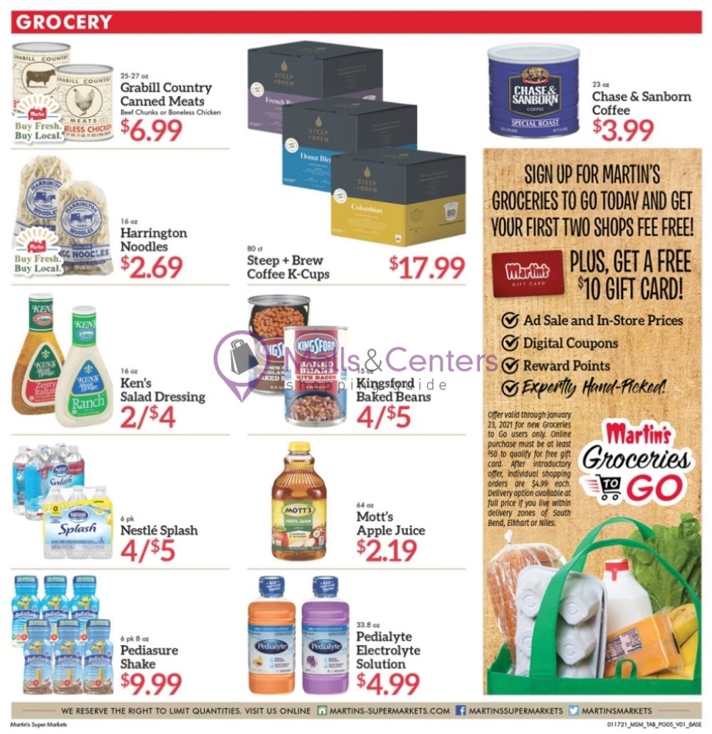 Martin's Supermarket Weekly Ad - sales &amp; flyers specials - MallsCenters