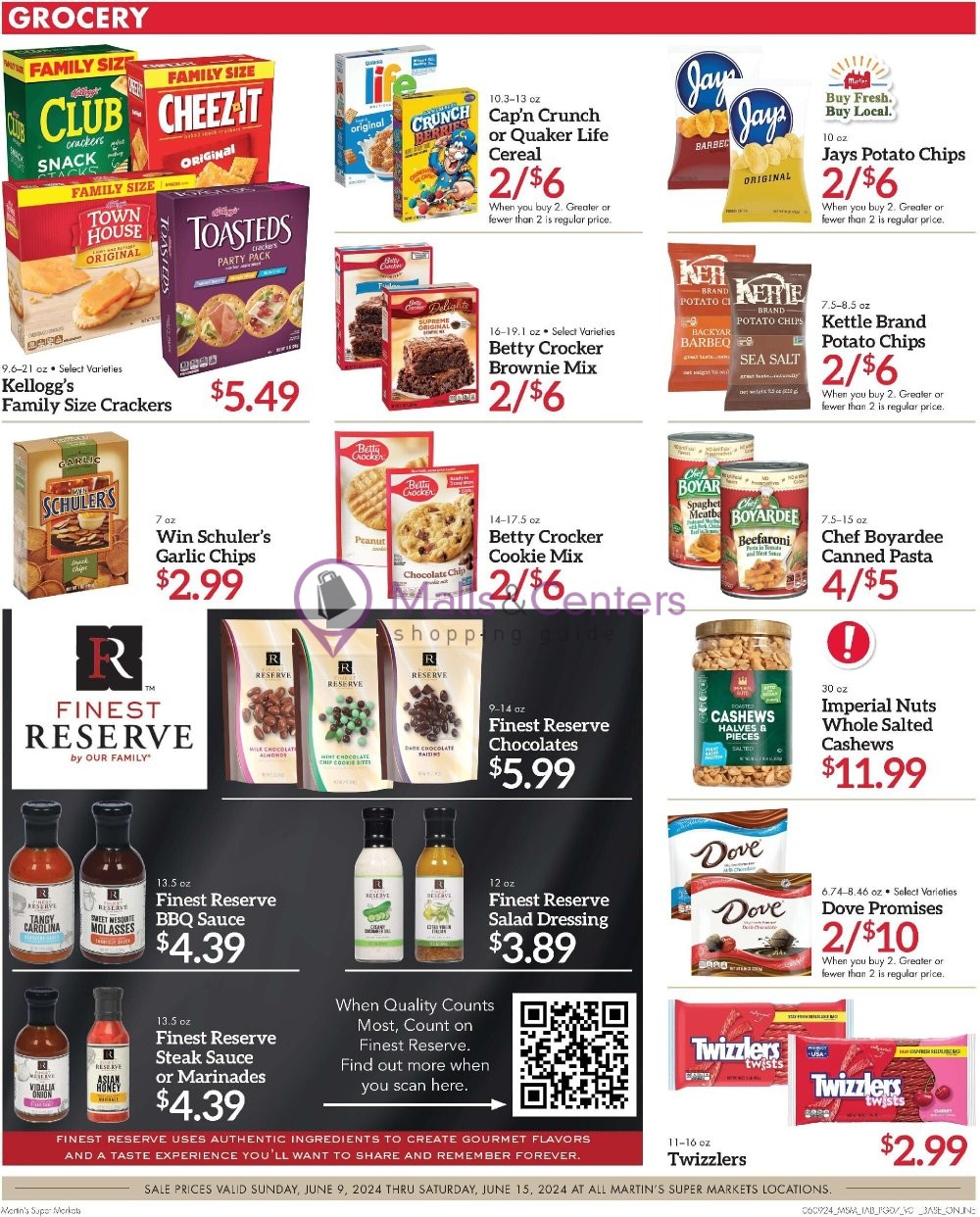 Weekly ad for Martin's Supermarket valid: 06/09/2024 - 06/15/2024, page 7