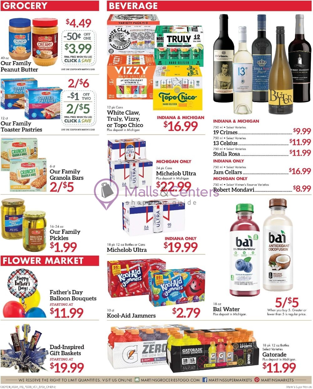 Weekly ad for Martin's Supermarket valid: 06/09/2024 - 06/15/2024, page 8