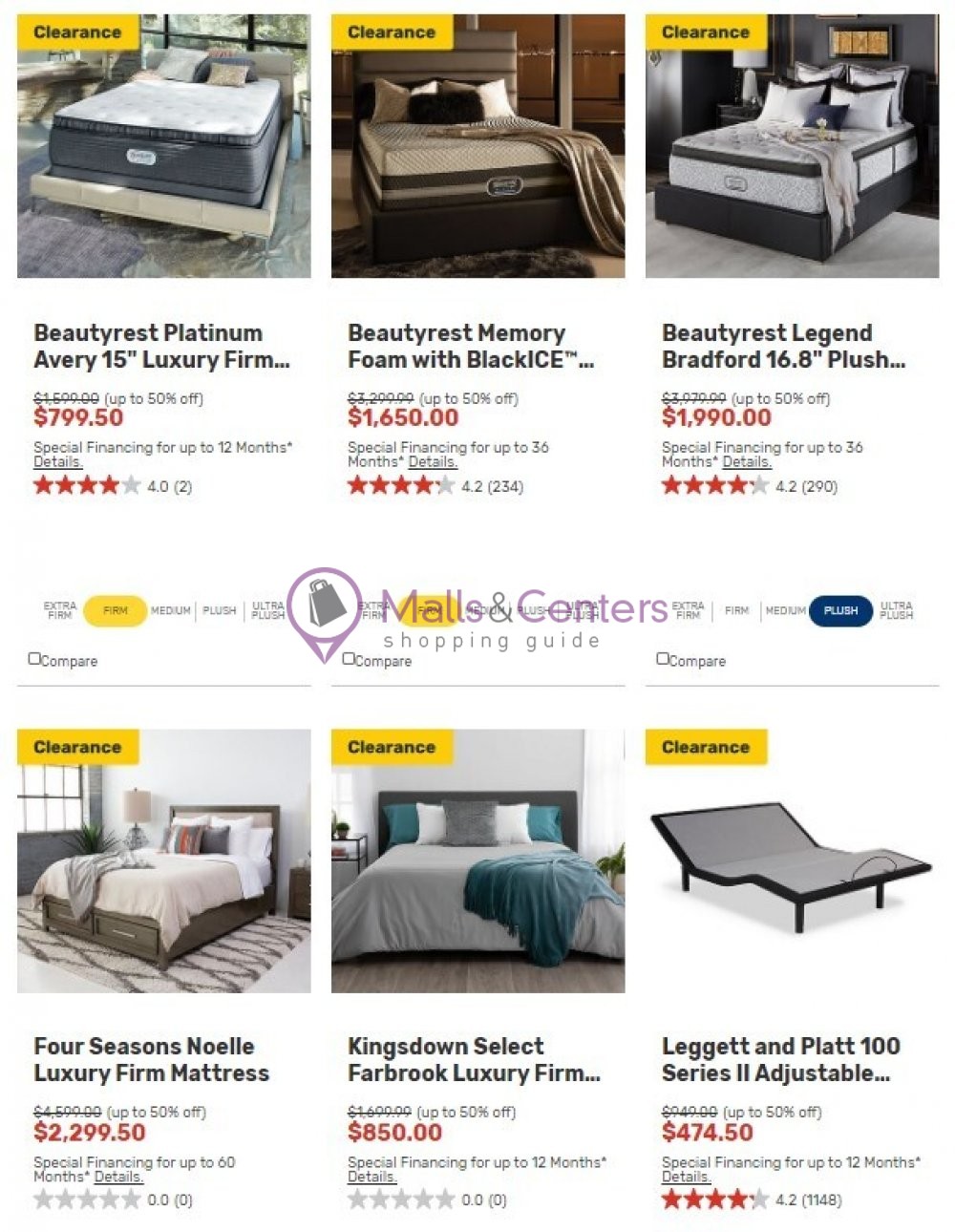 Mattress Firm Weekly Ad sales & flyers specials MallsCenters