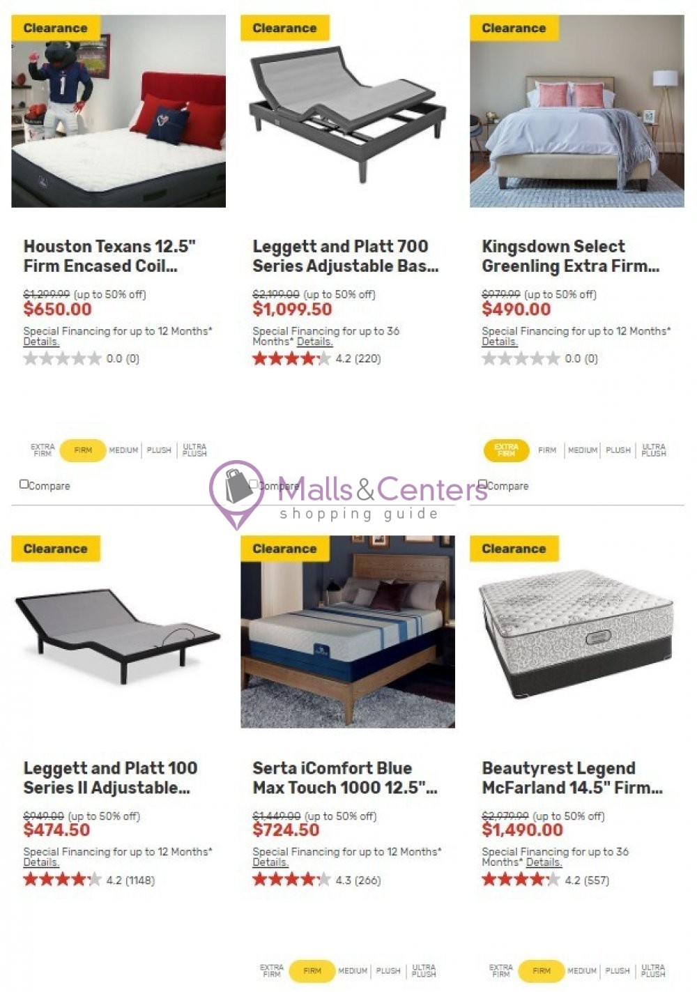 Mattress Firm Weekly Ad sales & flyers specials MallsCenters