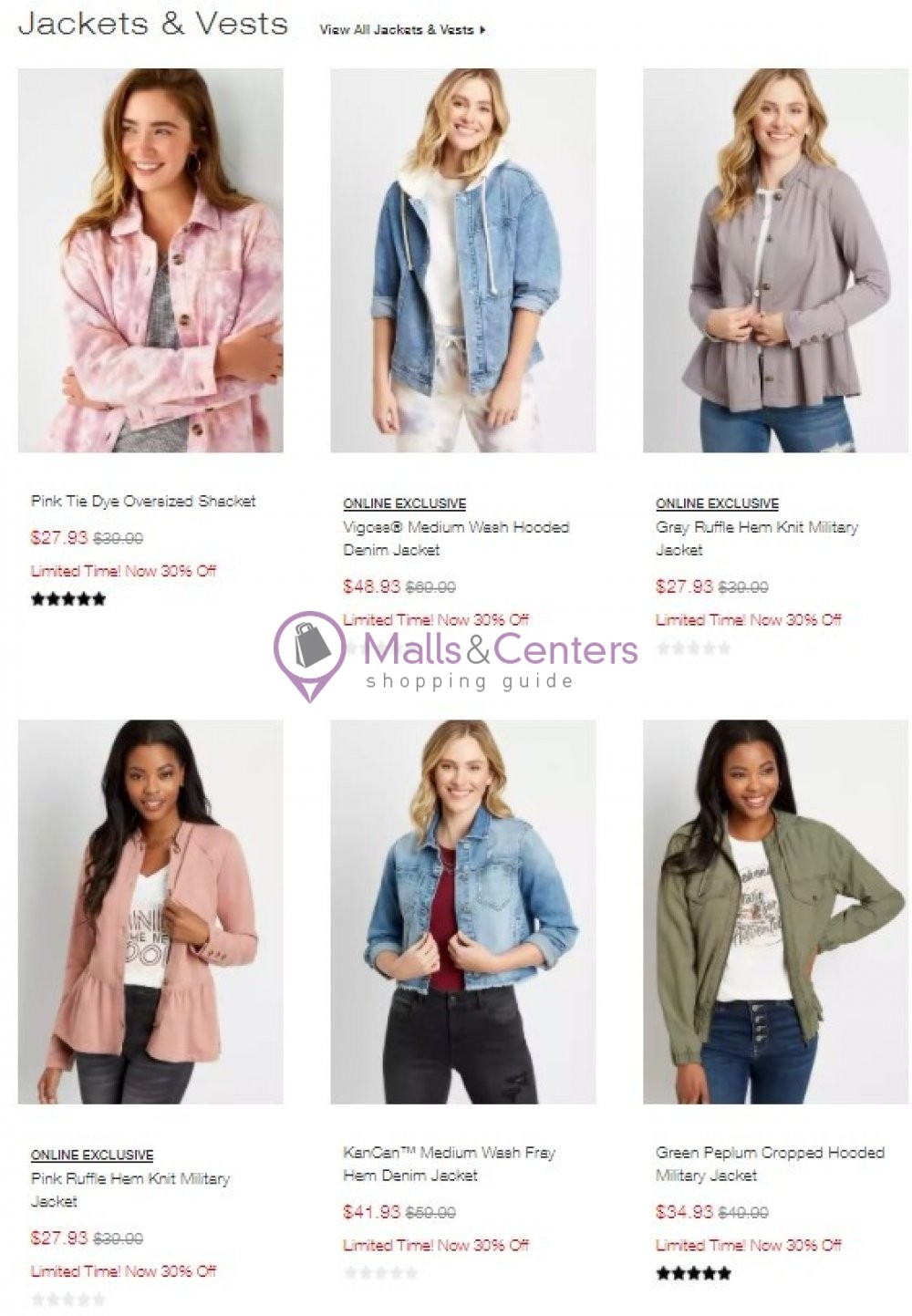 maurices Weekly Ad sales & flyers specials MallsCenters