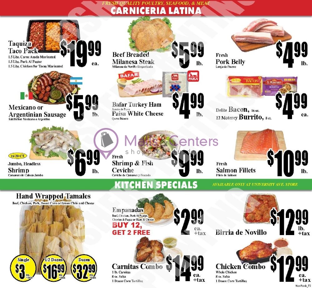 Weekly ad for Maxi Foods Markets valid: 06/17/2026 - 06/17/2026, page 3