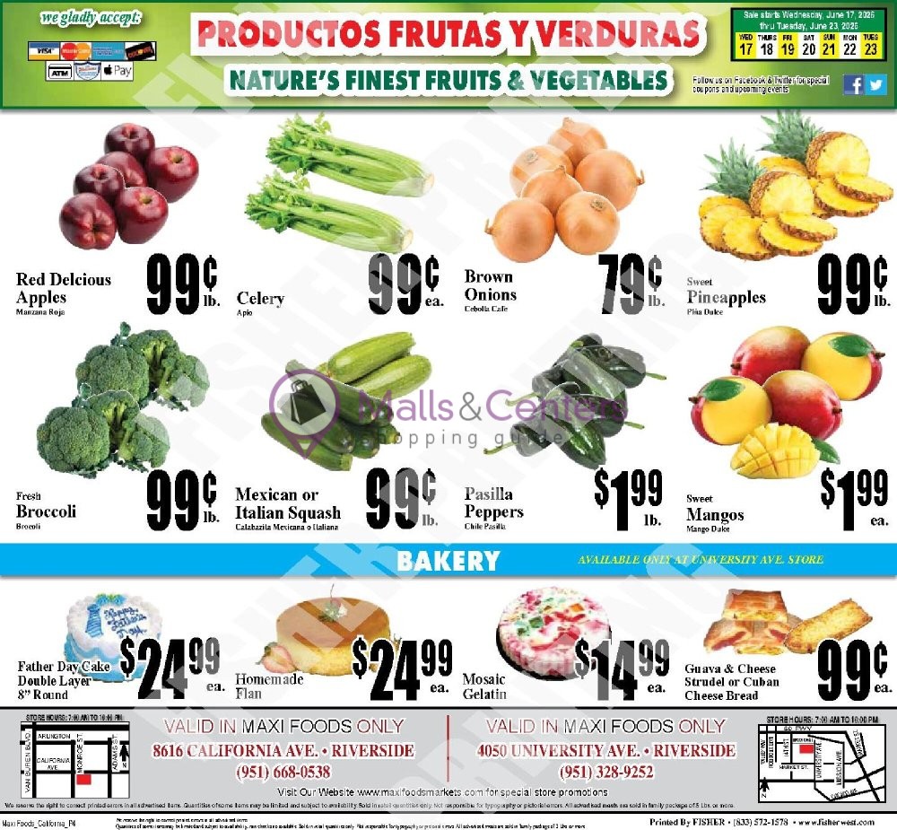 Weekly ad for Maxi Foods Markets valid: 06/17/2026 - 06/17/2026, page 4