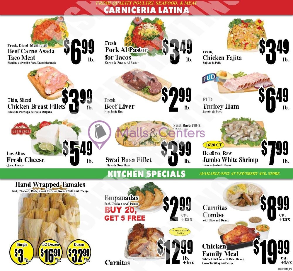 Weekly ad for Maxi Foods Markets valid: 05/13/2026 - 05/13/2026, page 3