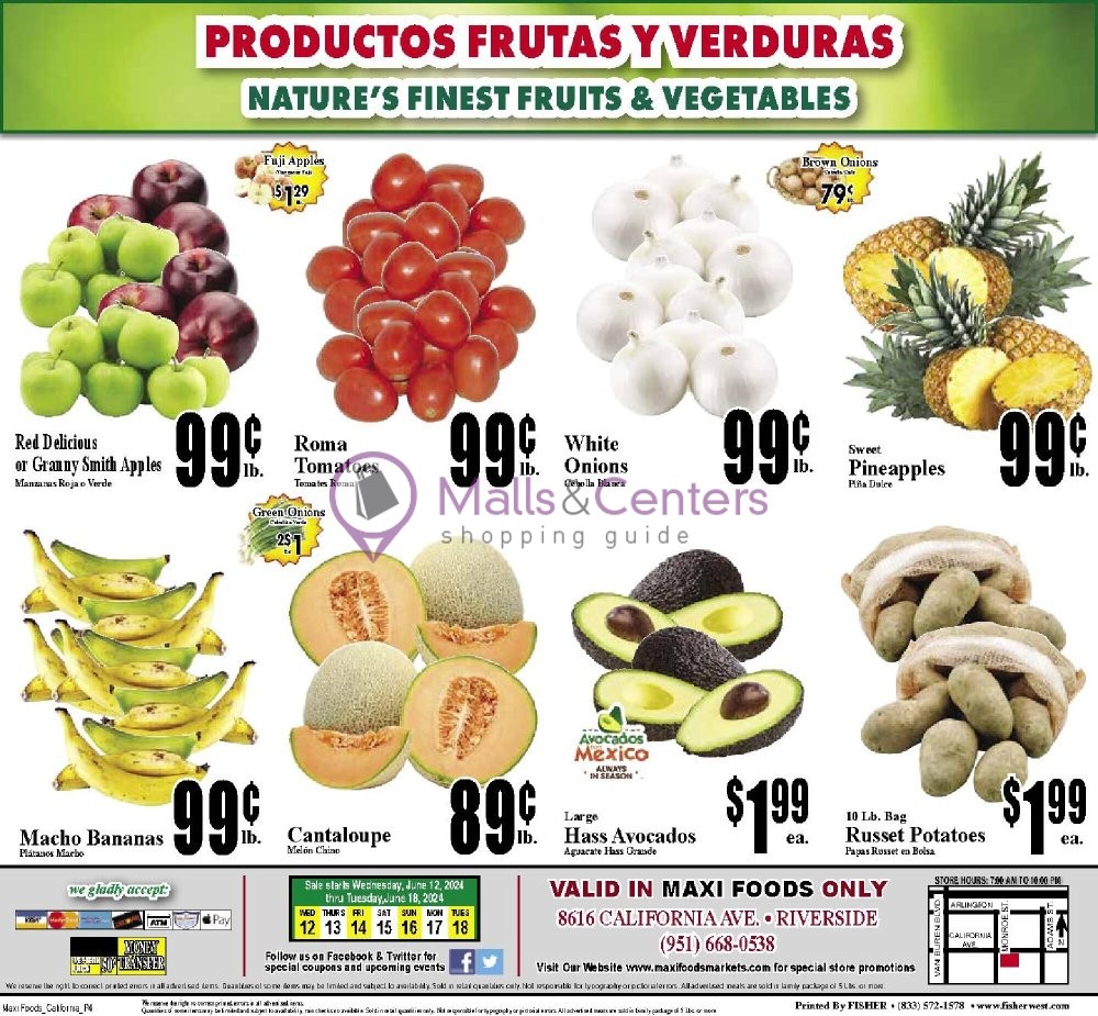 Weekly ad for Maxi Foods Markets valid: 06/12/2024 - 06/18/2024, page 4