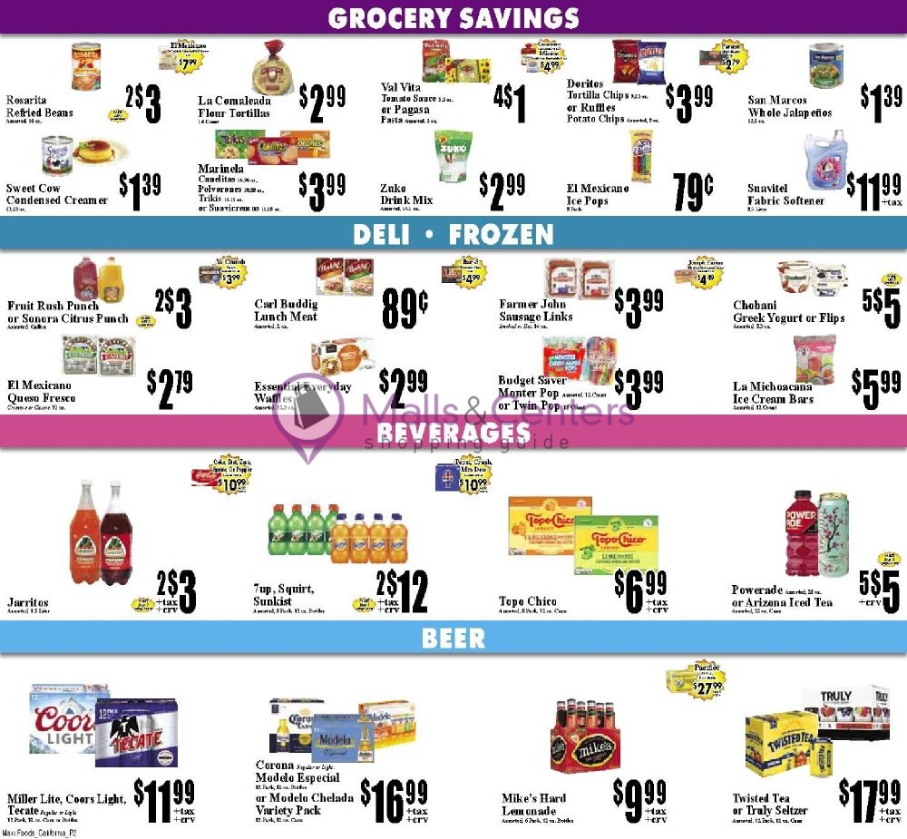 Weekly ad for Maxi Foods Markets valid: 06/19/2024 - 06/25/2024, page 2