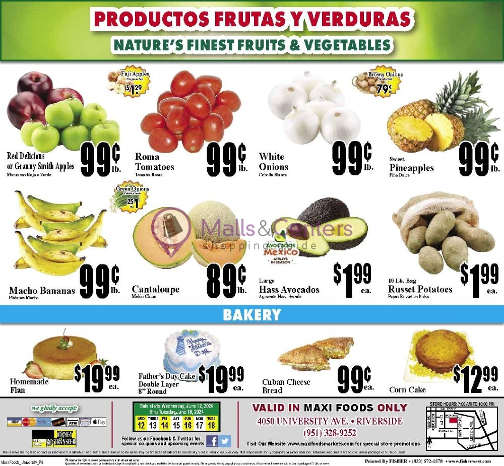 Weekly ad for Maxi Foods Markets valid: 06/12/2024 - 06/18/2024, page 4
