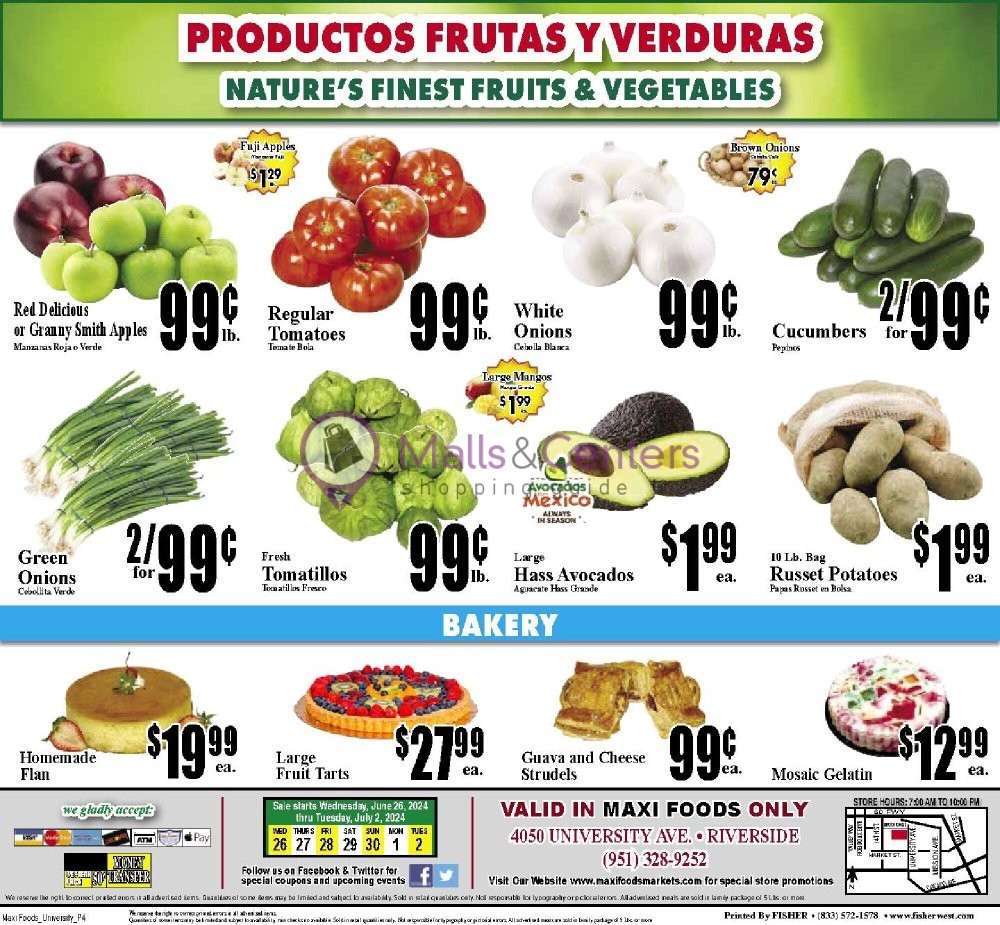 Weekly ad for Maxi Foods Markets valid: 06/26/2024 - 07/02/2024, page 4