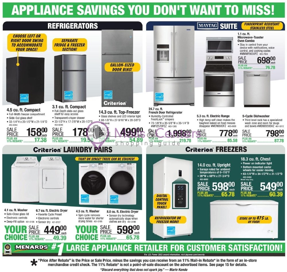 Weekly ad for Menards valid: 05/30/2024 - 06/09/2024, page 23