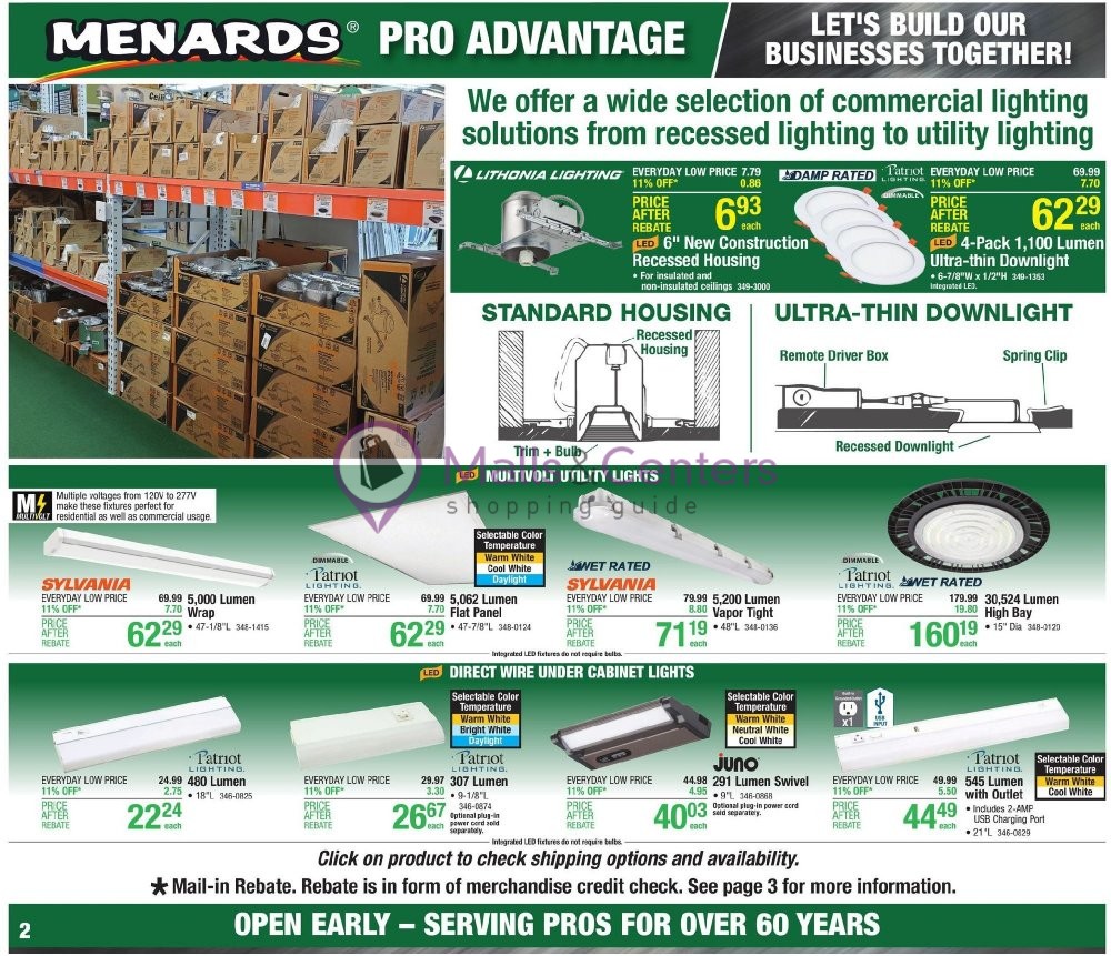 Menards Weekly Ad sales & flyers specials MallsCenters