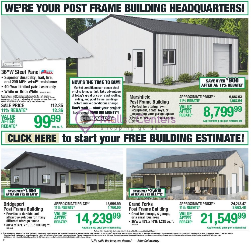 Weekly ad for Menards valid: 08/12/2026 - 08/24/2026, page 2