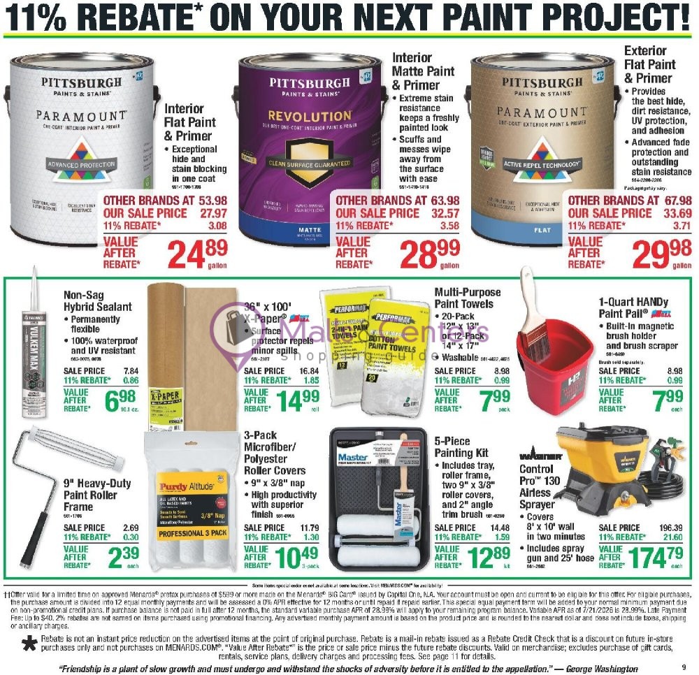 Weekly ad for Menards valid: 08/19/2026 - 08/31/2026, page 18