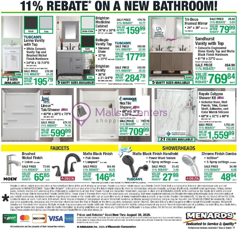 Weekly ad for Menards valid: 08/19/2026 - 08/31/2026, page 20