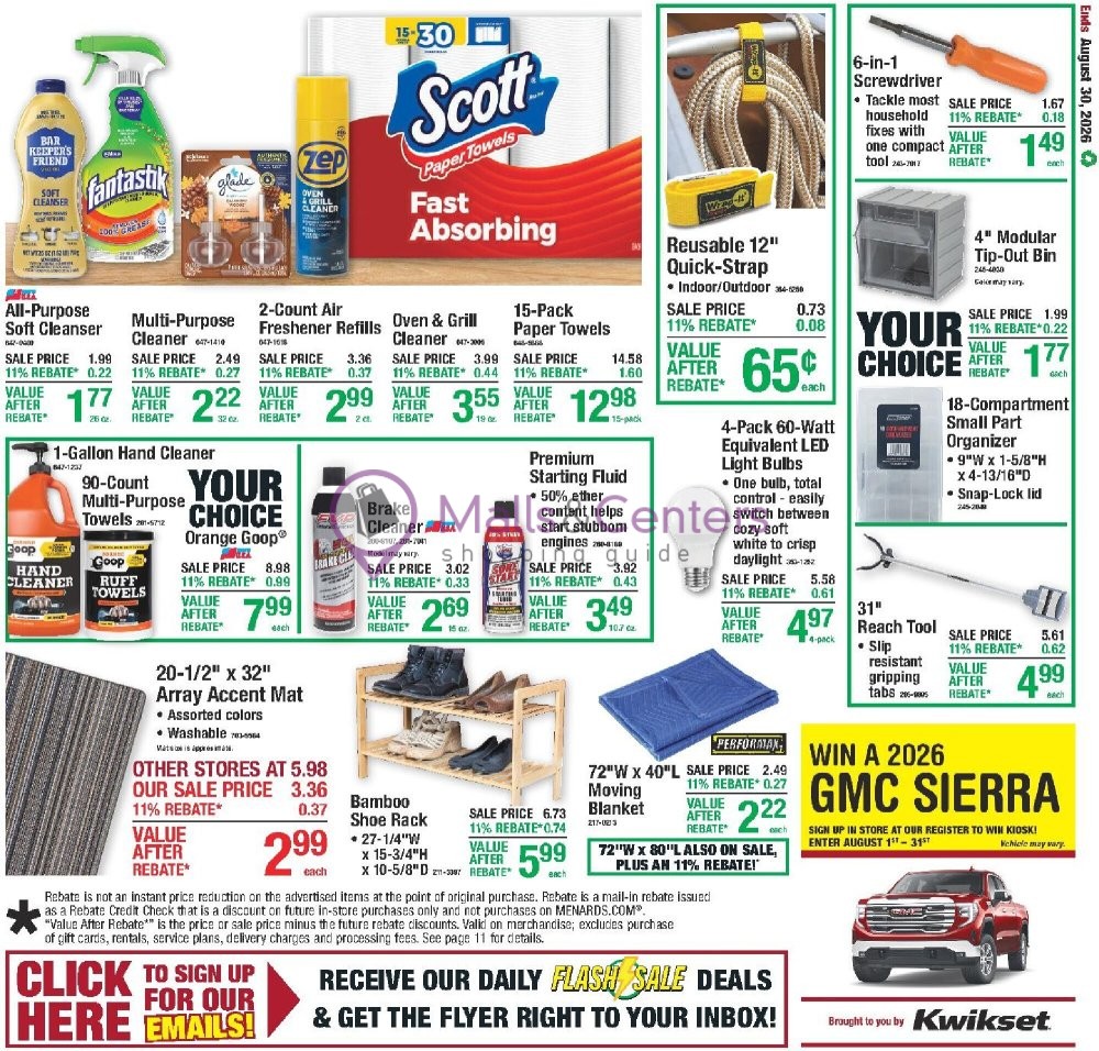 Weekly ad for Menards valid: 08/19/2026 - 08/31/2026, page 21
