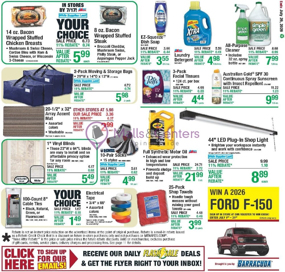Weekly ad for Menards valid: 07/15/2026 - 07/26/2026, page 20