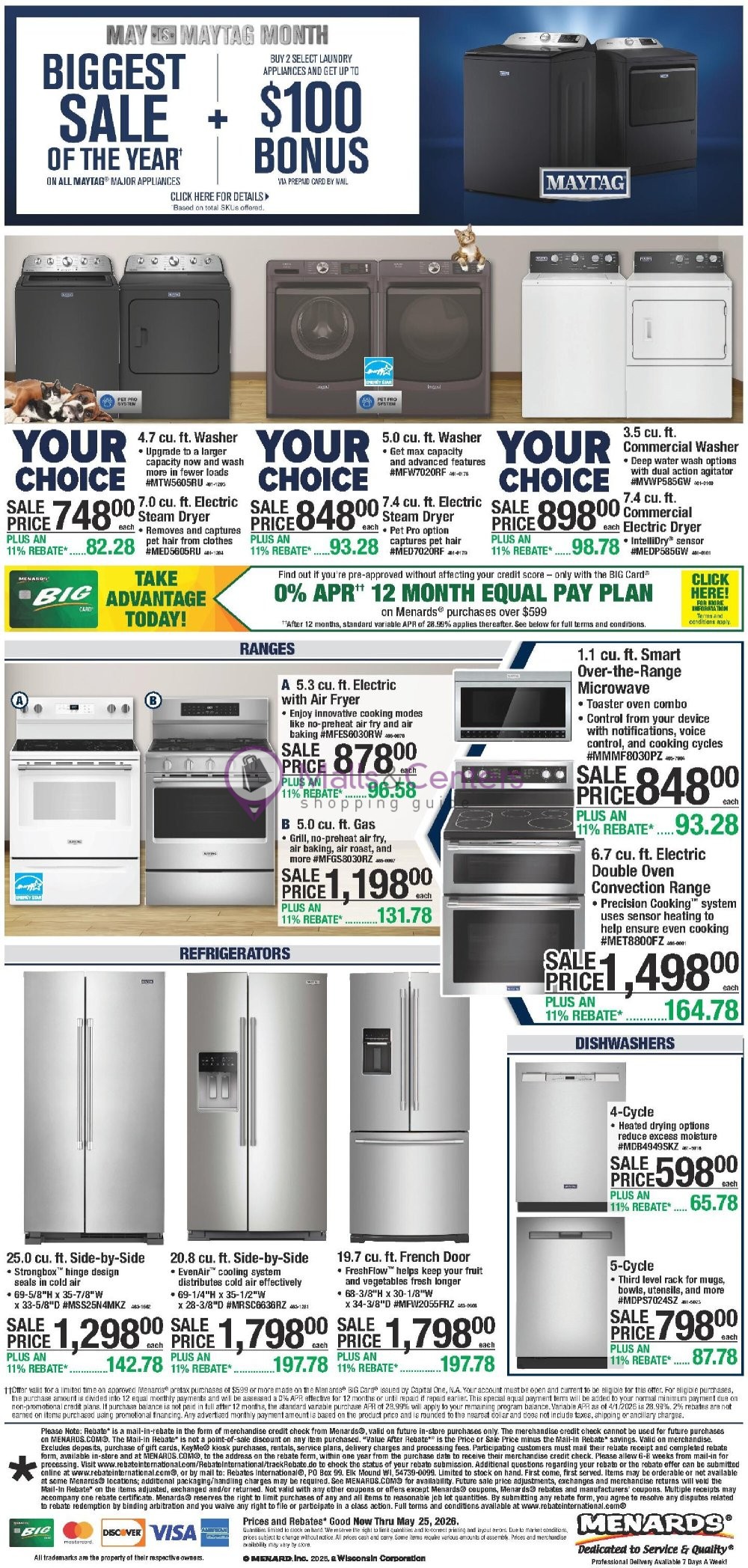 Weekly ad for Menards valid: 05/13/2026 - 05/25/2026, page 1