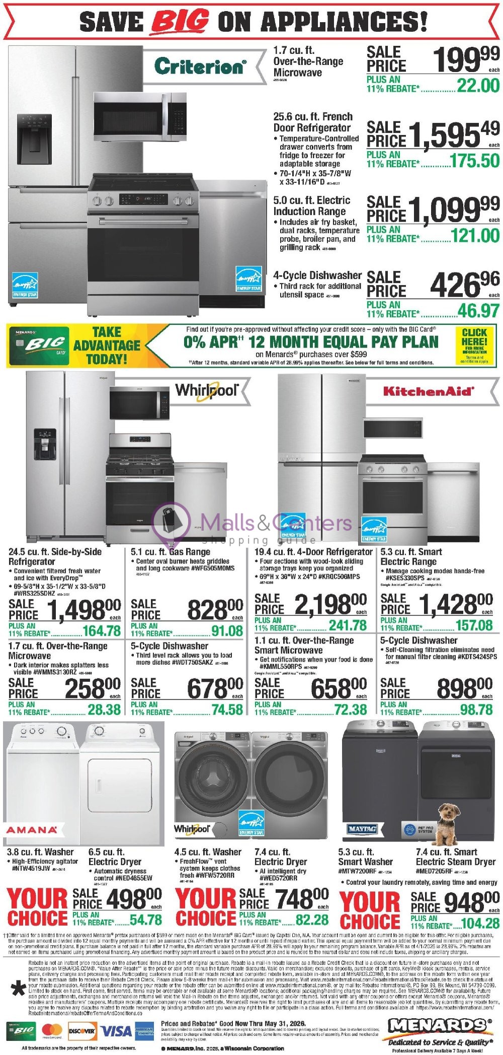 Weekly ad for Menards valid: 05/20/2026 - 05/31/2026, page 1