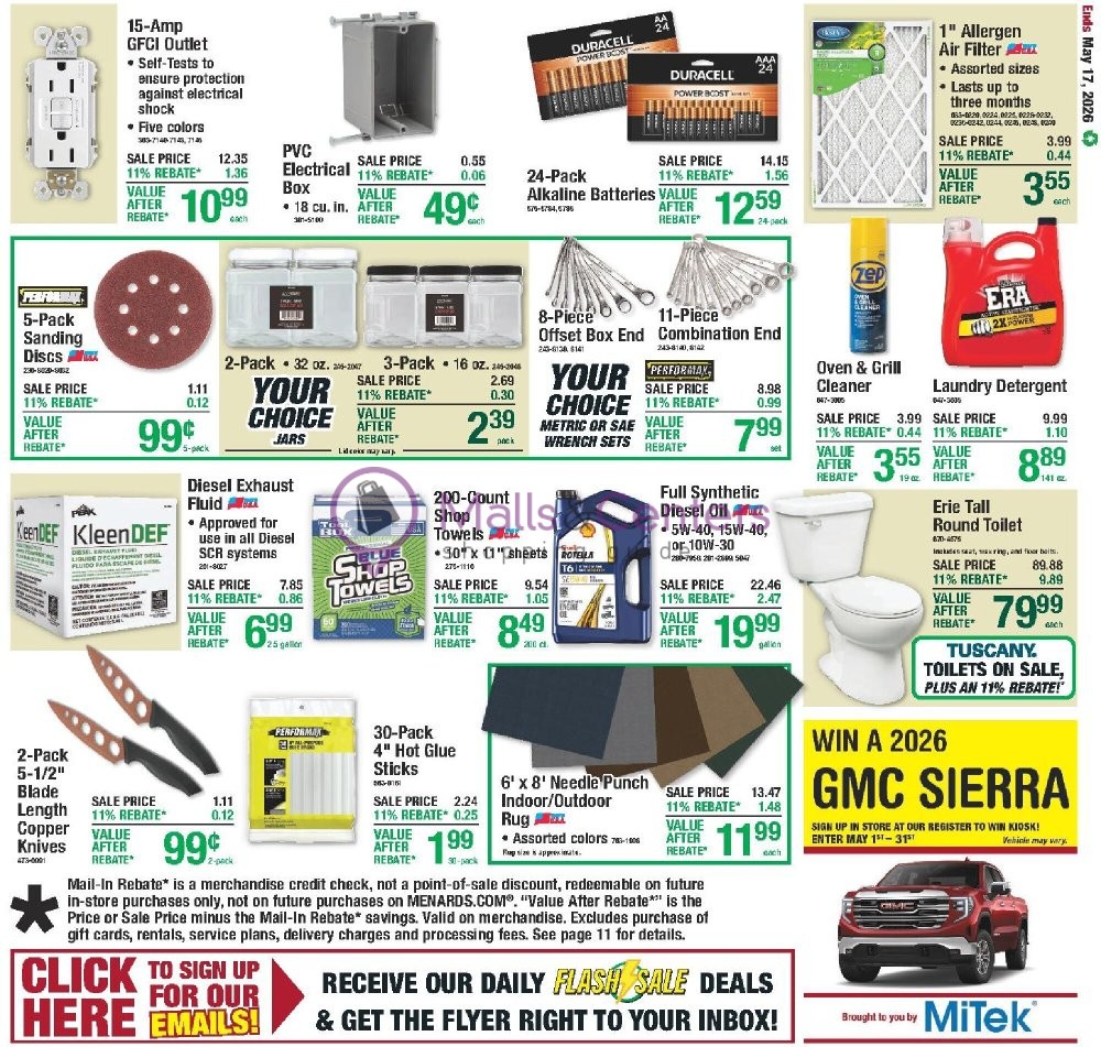 Weekly ad for Menards valid: 05/06/2026 - 05/17/2026, page 22