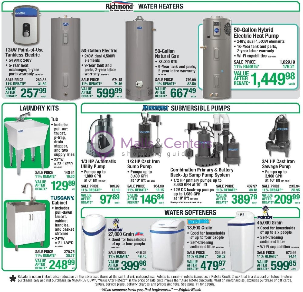 Weekly ad for Menards valid: 09/16/2026 - 09/27/2026, page 15