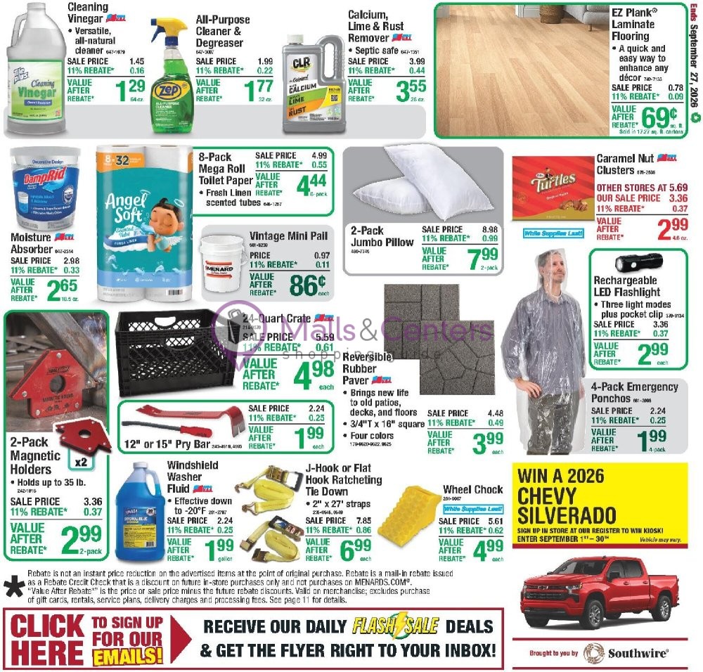 Weekly ad for Menards valid: 09/16/2026 - 09/27/2026, page 18
