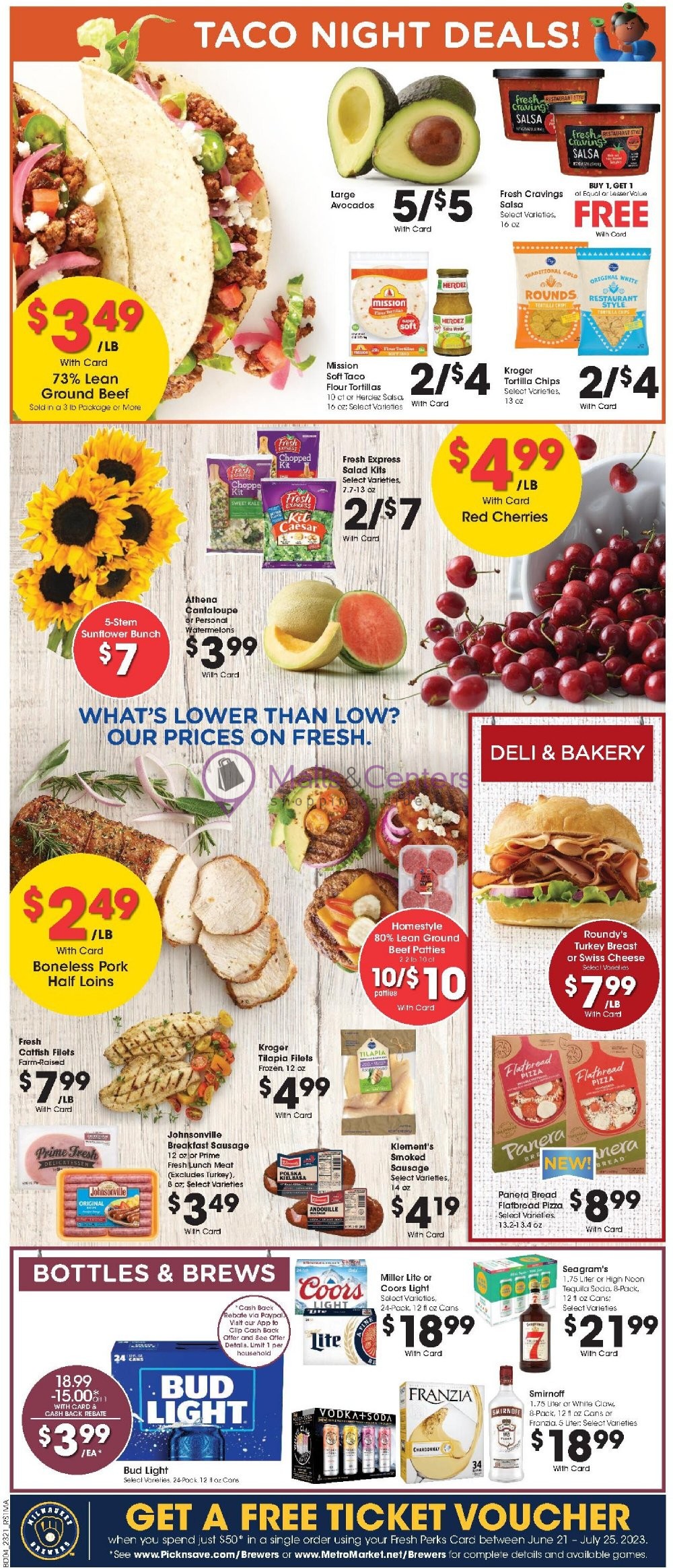 Metro Market Weekly ad valid from 06/21/2023 to 06/27/2023 MallsCenters