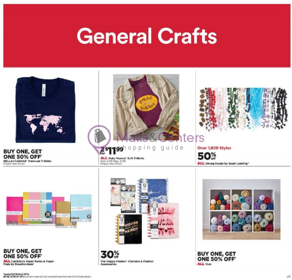 Michaels Weekly Ad sales & flyers specials MallsCenters