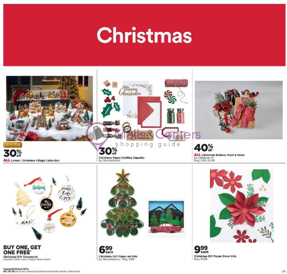 Michaels Weekly Ad sales & flyers specials MallsCenters