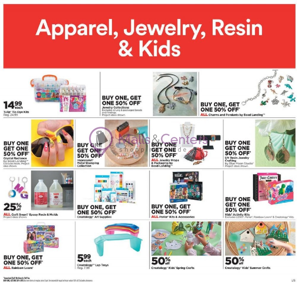 Michaels Weekly ad valid from 05/26/2023 to 06/03/2023 MallsCenters