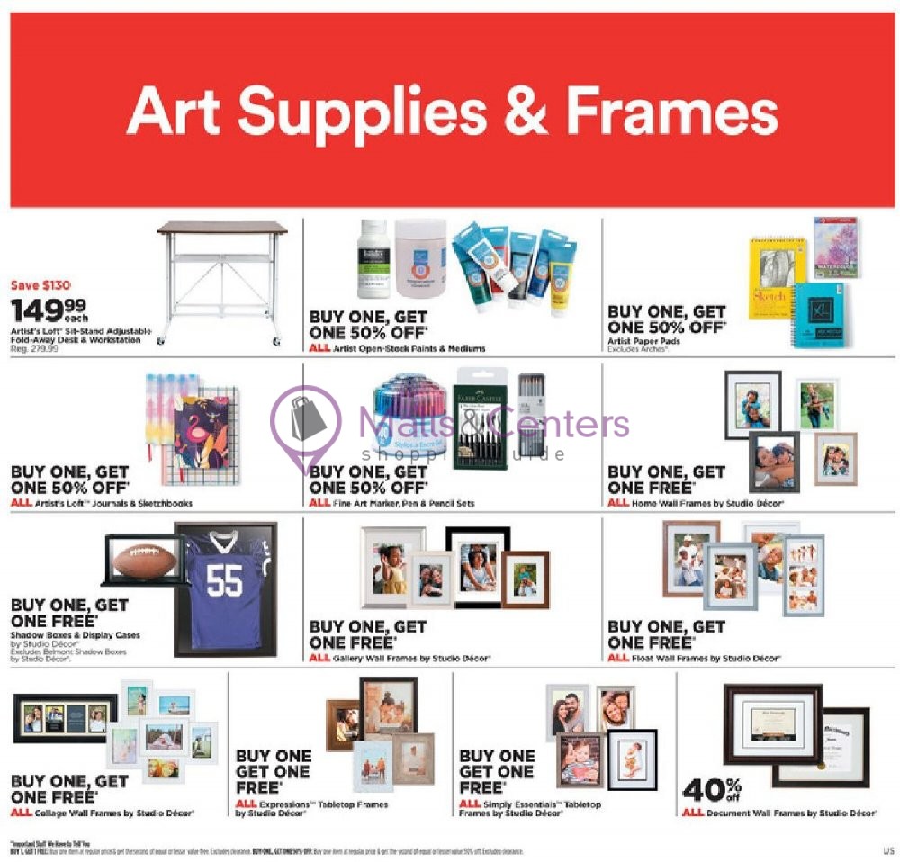 Michaels Weekly ad valid from 05/26/2023 to 06/03/2023 MallsCenters
