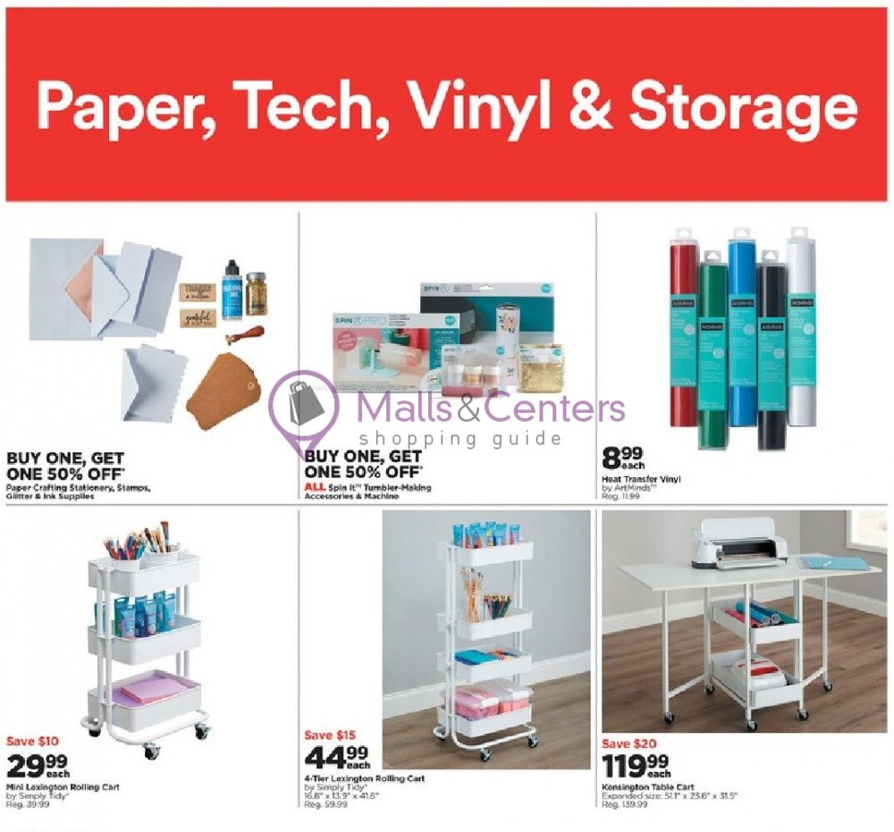 Michaels Weekly ad valid from 06/04/2023 to 06/10/2023 MallsCenters