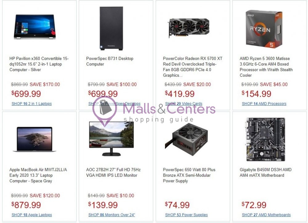Micro Center Weekly Ad sales & flyers specials MallsCenters